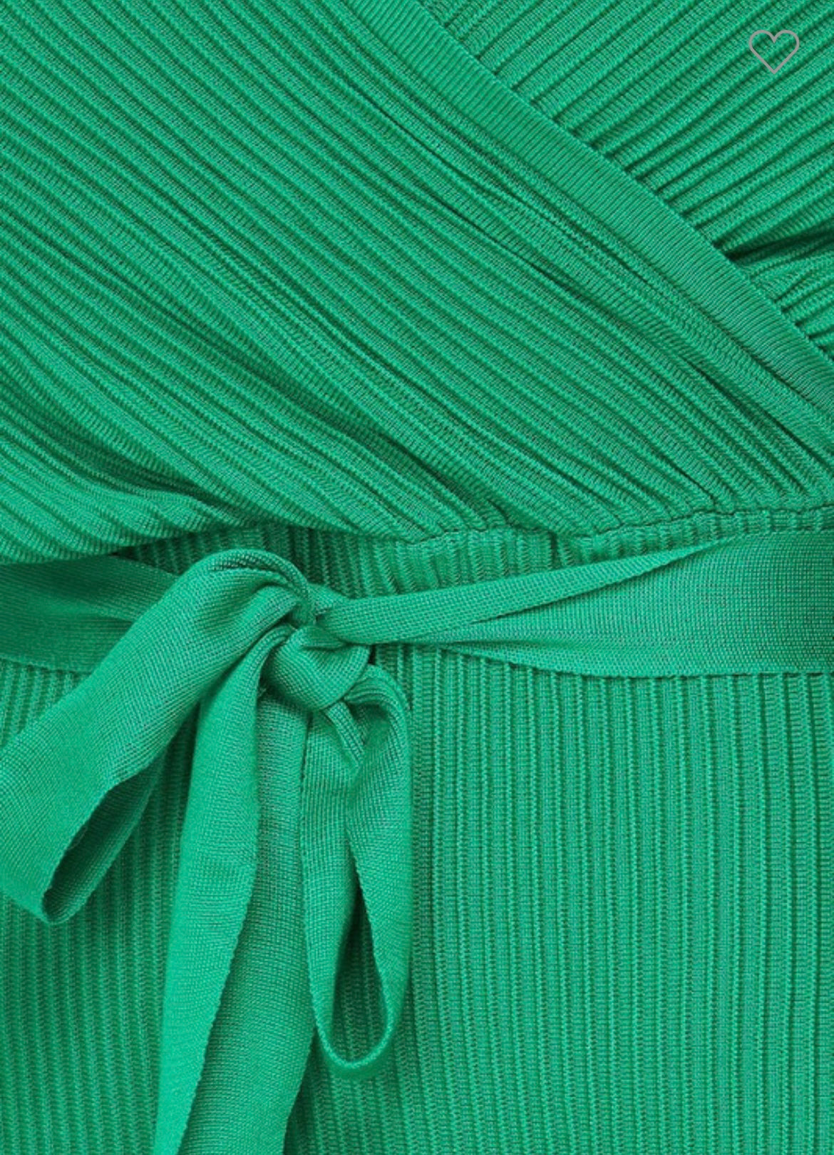 CELIA GREEN WRAP DRESS