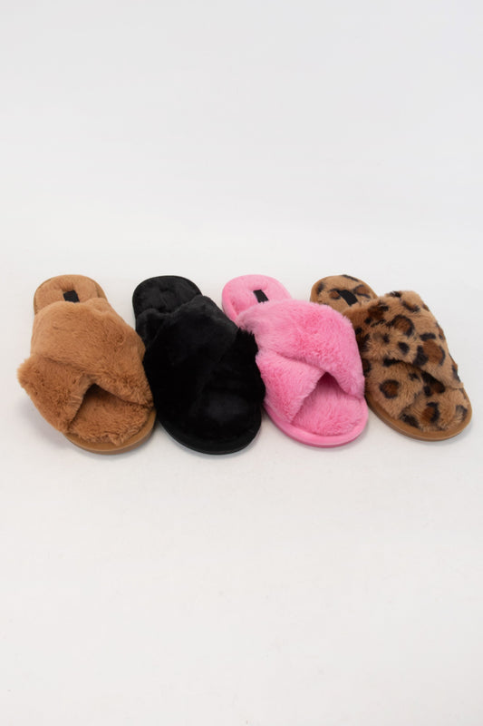 PLUSH CLOUD SLIPPERS